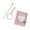 Pink, variant on Portable Student Card Organizers MultiFunctional PVC Photo Album Bows Design For School Travel Keepsakes