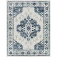 thumbnail image 2 of Hauteloom Helidon Living Room, Bedroom Area Rug - Traditional - Navy, Peach, Light Slate - 5'3" x 7'1", 2 of 8