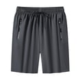 thumbnail image 3 of 2 Packs Mens Outdoor Casual Sports Pants, Quickly Drying Breathable Elastic Short with Pockets, 3 of 3