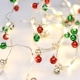 thumbnail image 1 of Guirnalda de luces navideñas, funciona con pilas, guirnalda de luces de hadas, alambre de cobre, luz decorativa, 20 pies, 60 LED Namotu WMZY-1090, 1 of 7