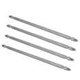 thumbnail image 1 of Puntas De Destornillador Broca Cruzada S1/4 10pcs 200mm S1/4 Destornillador Cruzado De Doble Cabeza Juego De Cabeza De Destornillador Eléctrico EOTVIA S1/4 Cross Drill Bit, 1 of 8