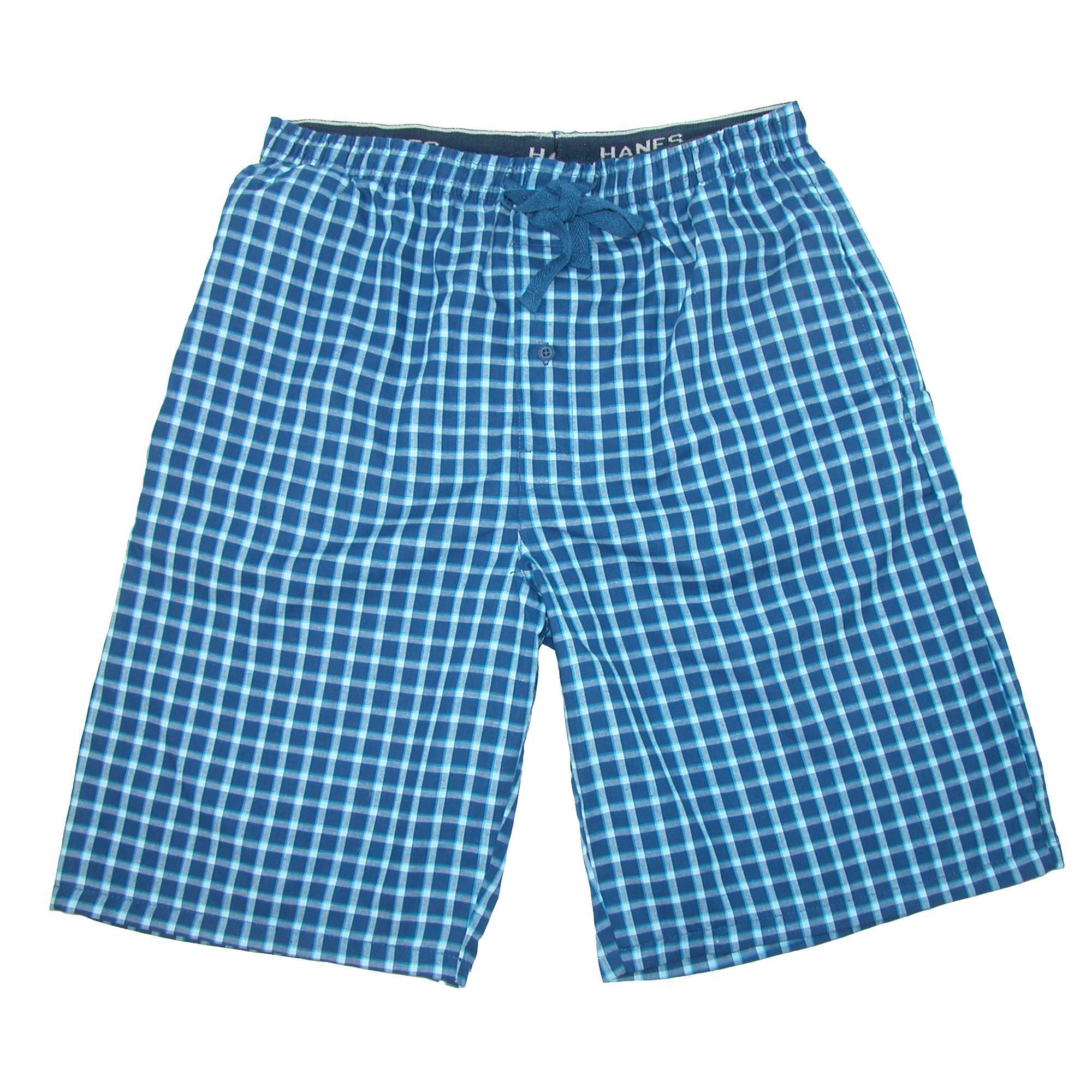 Hanes Cotton Madras Drawstring Sleep Pajama Shorts (Men's) Walmart Canada
