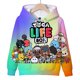 thumbnail image 3 of Sudadera con capucha de dibujos animados Toca Life World 3D para niños, jersey de manga larga, ropa para niños y niñas, sudadera de otoño e invierno, sudadera con estampado de Toca Boca, 3 of 5