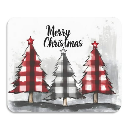 

ALAZA Dish Drying Mat for Kitchen Christmas Trees Paint Counter Absorbent Draining Pad 15.7 x11.8