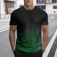 thumbnail image 2 of WAYUTE T Shirts for Man Short Sleeve Crew Neck Gradient Color Workout Athletic Shirts Performance Loose Tee for Gym Training Casual Summer T-Shirts, 2 of 4