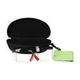 thumbnail image 4 of Protective Safety Glasses Eyewear Adjustable Anti Fog Scratch Resistant Eye Protection Goggles UV Blocking Clear Mirror Lens with Glasses Cloth & Storage Box, 4 of 8