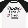 thumbnail image 4 of Inktastic Hello 1st Grade with Hearts and School Supplies Boys or Girls Toddler T-Shirt, 4 of 5