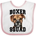 thumbnail image 3 of Inktastic Dog Boxer Squad Boys or Girls Baby Bib, 3 of 4