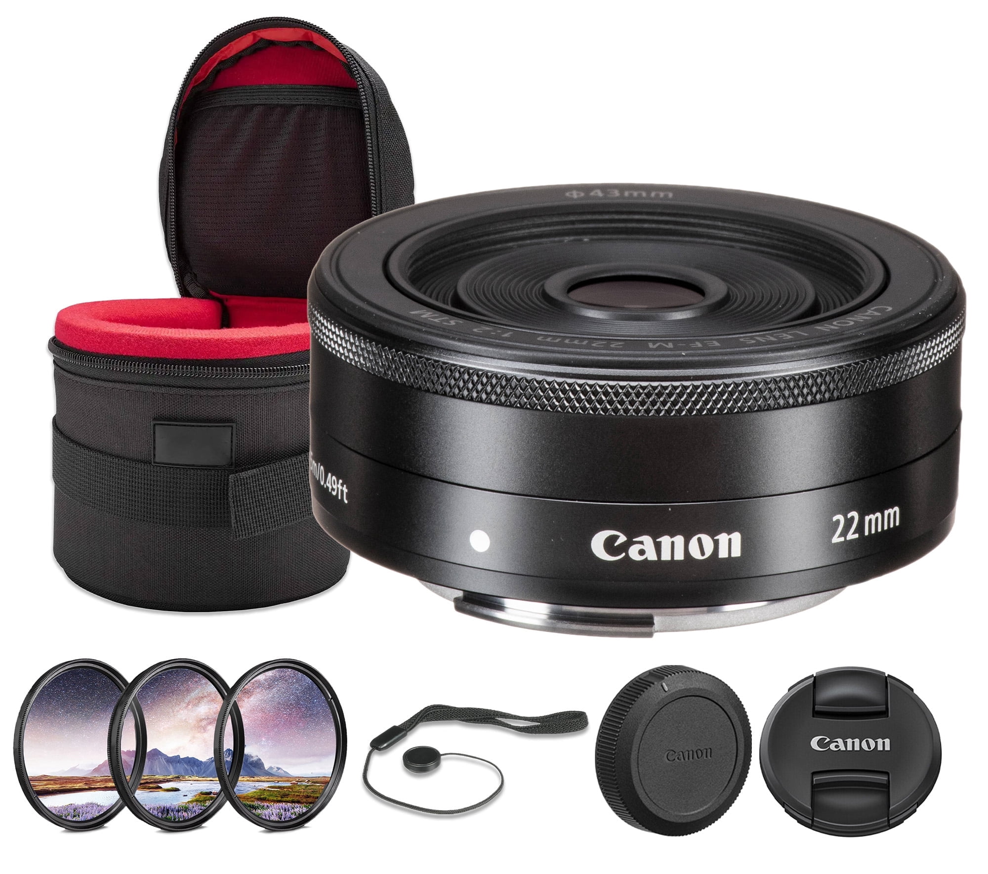 Canon EF-M 11-22mm Wide Angle DSLR Zoom Camera Lens with f/4-5.6