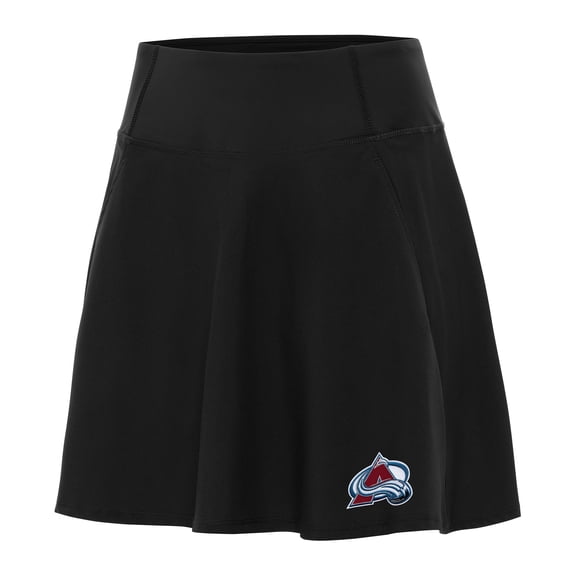 Women's Antigua Black Colorado Avalanche Chip Skort