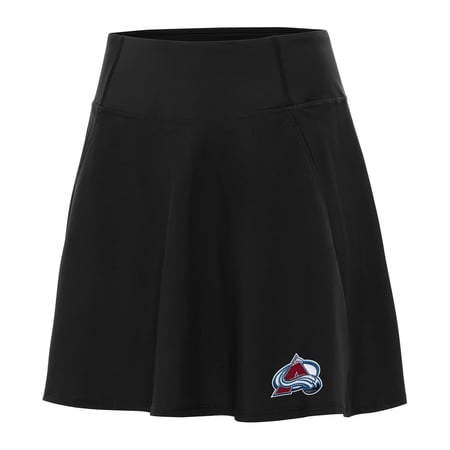 Women s Antigua Black Colorado Avalanche Chip Skort