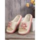 thumbnail image 4 of New Summer Sweet Floral Lightweight Soft Bottom Anti-Slip Plastic Household Slippers For Women, 4 of 5
