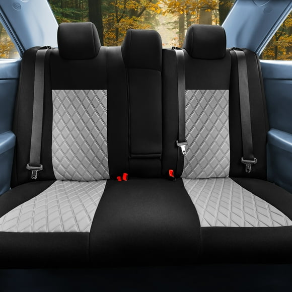FH Group Neoprene Waterproof Custom Seat Covers fits 12-17 Toyota Camry LE | SE | XSE | XLE Rear Set