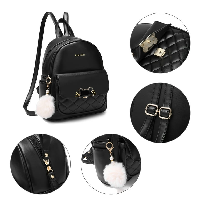 LCFUN Cute Mini Leather Backpack Fashion Small  