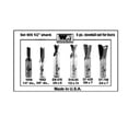 thumbnail image 3 of Whiteside 605 Incra Dovetail Bit Set for Woodworking - 6 PIECE 1/2"SH, 3 of 3