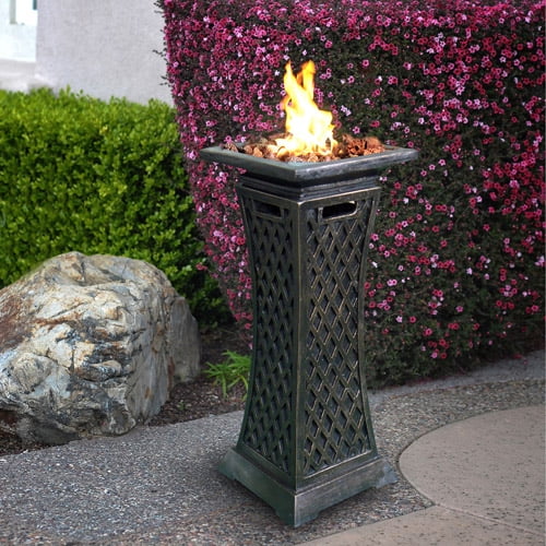 Kingston Lp Gas Fire Pit Column Walmart Com