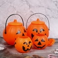 thumbnail image 3 of POINTERTECK Halloween Christams Party Props Plastic Pumpkin Bucket Candy Box Halloween Decor, 3 of 6