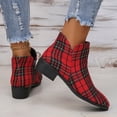 thumbnail image 6 of Christmas Long Boots for Women – Vegan Leather and Unique Design Womens Winter Boots, Comfortable and Stylish Womens Boots, 6 of 8