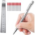 thumbnail image 3 of Metal Scribe Silver Scribe Marking Tip, Aluminum Engraving Pen for Glass/Ceramic/Metal Sheet, 3 of 5