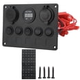 thumbnail image 2 of Panel De Interruptores Para Barcos, Uso Generalizado Multifunción -25 Grados Celsius -80 Grados Celsius Use Panel De Interruptor Basculante Protección Contra Sobrecalentamiento ANGGREK Marine Switch Panel, 2 of 8