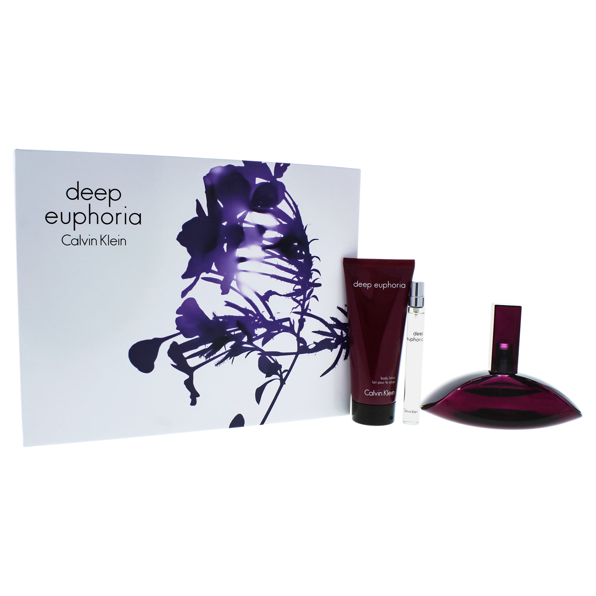 Calvin Klein Deep Euphoria Perfume Gift Set for Women, 3 Pc 