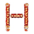 thumbnail image 4 of Coplas de año Nuevo Chino, Decoración de año Nuevo Chino del año del Dragón 2024, Calcomanías de letrero de puerta con imagen de dragón para puerta, 4 of 10