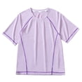 thumbnail image 3 of FRSASU Kids Rash Guard T-Shirt Short Sleeve Crew Neck Kids Youth Quick Dry Summer Tee, 3 of 7