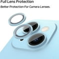 thumbnail image 5 of ELEHOLD Soft Shockproof Case for iPhone 15 6.1",Camera Lens Protector MagSafe Compatible Anti-Fingerprint Anti-Scratch Protective Shell iPhone 15 Silicone Cover,Blue, 5 of 5