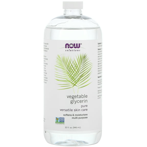 Solutions, Vegetable Glycerin, 32 fl oz (946 ml), NOW Foods