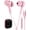 Pink, variant on Magnetic USB-C Wired Earbuds with Mic & Volume Control for Samsung iPhone Pixel