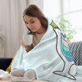 thumbnail image 5 of Pokemon Eevee Glaceon Throw Blanket Cute Flannel for Boys Girls Men Women, 5 of 7
