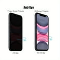 thumbnail image 2 of Package iPhone Privacy Screen Protector - Anti-peep Tempered Glass, Scratch and Impact Resistant, HD Clarity, Precision Fit, Screen Security, Glossy Design, Anti-scratch Glass,, 2 of 5