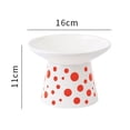 thumbnail image 2 of Cuencos elevados de cerámica para gatos, cuencos elevados para comida o agua, sin estrés, prevención de reflujo, aptos para lavavajillas y microondas, sin plomo ni cadmio, 2 of 7