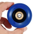 thumbnail image 4 of Unique Bargains Roues de Longboard 60 mm avec Roulements ABEC-11 Roues de Rue pour Planches à Roulettes Cruiser 80 A, Bleu Clair Doré, Lot de 4, 4 of 4