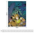 thumbnail image 3 of Manta de dibujos animados de Scooby Doo, suave y acogedora manta de felpa esponjosa para niños, niñas y adultos jóvenes, cálida manta de franela para sala de estar, dormitorio, sofá cama de 30 x 40, 3 of 8