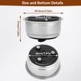 thumbnail image 4 of Stainless Steel Coffee Filter, Single Cup Reusable Espresso Basket Espresso Filter Esspesso Coffee Machine Replacement for Home, 4 of 8