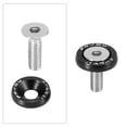 thumbnail image 3 of Unique Bargains 8 Pcs Car Motorcycle Black M6 Release Fastener Bumper Washer Bolt Trunk Hatch Aluminum Alloy, 3 of 6