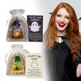 thumbnail image 3 of Daily Mix Store Ghost Pocket Card, Pocket Comfort Ghosts, Pockets Hug Ghost with Encouragement Card Cute Mini Charm, EmotionalSupport Token, Cute Mini Decorative Keepsake for for Friends, 3 of 9