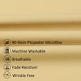 thumbnail image 3 of PiccoCasa 2 Pack Microfiber Pillowcases 20"x26" Zipper Closure Pillow Covers, Gold, 3 of 6