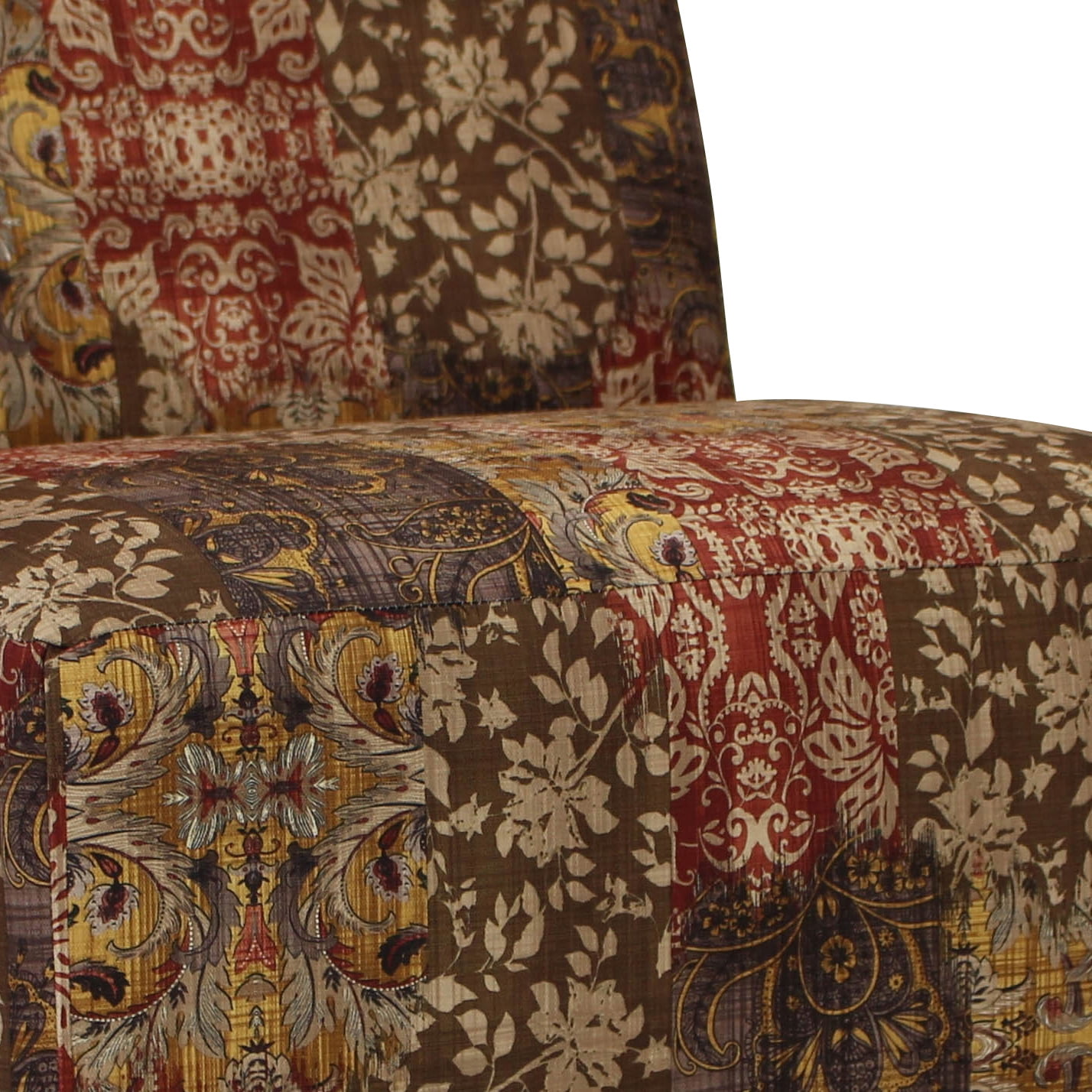 Fox Hill Trading Penelope Armless Slipper Chair, Toffee