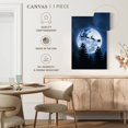 thumbnail image 4 of Elephant Stock Santa Is Coming For Christmas Wall Art - Vertical Canvas Wall Art - Living Room Wall Decor - Holiday Canvas - Black And Blue Decor By Arizrab - 8" x 12", 4 of 4