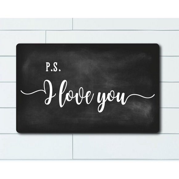 P S I Love You Wedding Gift Housewarming Gift Uplifting Gift Love Home Decor Kitchen Sign Gift For Her Gift For Lovers Gift For Him Size: 16 x 12 Inch