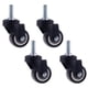 thumbnail image 1 of 4x Vástagos Giratorios Ruedas Giratorias de Goma, 1.5 Pulgadas, para Carritos de , Carritos, 1 of 9