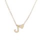 thumbnail image 1 of Collar para mujer, joyería para mujer, joyería para mujer, moda para mujer, lindo collar de gargantilla con letras y corazón, colgante de cadena para dama, collar de joyería, collar con colgante, 1 of 3