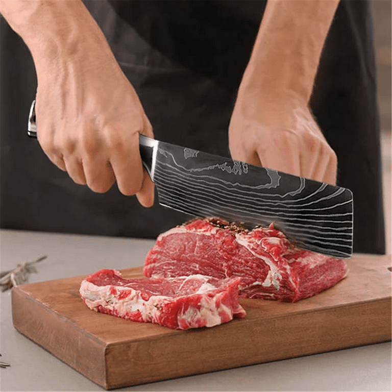 Commercial Chef Japanese Chef Knife 8 inch High Carbon German Stainless  Steel with Ergonomic Pakkawood Handle - Full Tang Ultra Sharp Blade Edge -  High Carbon Stainless Steel Chef's Knives - Pakka