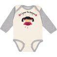 thumbnail image 3 of Inktastic I Love To Dance Ladybug Girls Long Sleeve Baby Bodysuit, 3 of 5