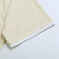 thumbnail image 7 of Men's 1/3 Zippered Retro Short Sleeved T Shirt Clothes, 7 of 7