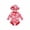 Pink2, variant on lnmuld Baby Girls Long Sleeve Rash Guard Swimsuit Set UPF 50 with Snap Button and Matching Sun Hat Size:12-15 Month