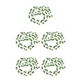 thumbnail image 3 of Wosthever Guirnalda de plantas artificiales para oficina, simulación de Hotel, vid falsa, Patio, fiesta, banquete, decoración Floral, 2 metros Type5 NO5, 3 of 6