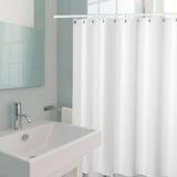 Mold & Mildew Resistant Fabric Shower Curtain Liner - White - Walmart.com